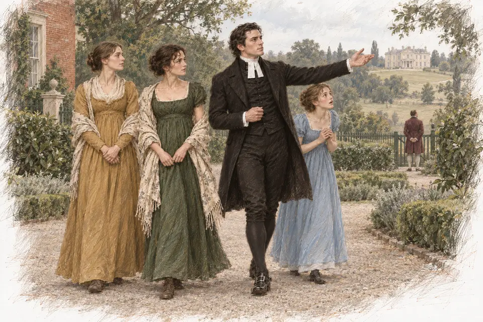Cap. 28 · El señor Collins presume de la vista de Rosings